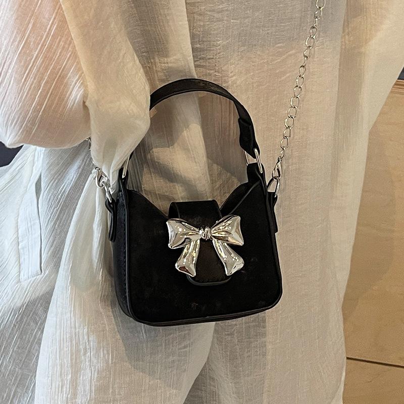 Сумка-бантик Niche Весенне-летний тренд Милая и классная мини-сумка-помада с цепочкой через плечо Маленькая женская сумка