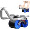 Abdominal Wheel Automatic Rebound Abdominal Muscle Wheel Elbow Brace Abdominal Roller Core Strength Training Equipment for Home Gym