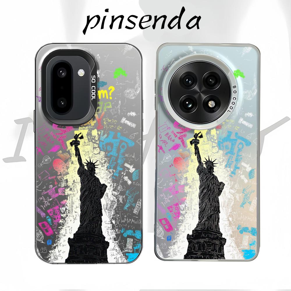 For OnePlus 15 13 13T 13R Ace 6 6T / Ace 5 Pro Nord 5 Ace 3/2 2V “Graffiti Freedom” Phone Case /Micro Frosted /Hard Back Soft Border / 1+ 12/11 Cover