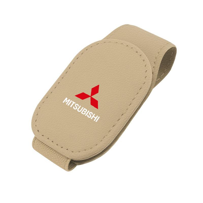 Car Sunglasses Clip Card Ticket Holder Stand Eyeglasses Car Accessories For Mitsubishi ASX Chaveiro Lancer Outlander Pajero EX