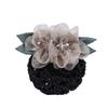 Flower Hairpin Bun Cover Snood Headdress Hairgrips Cover Net Elegant Women Spring Hair Clip  Gift