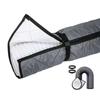 Air Conditioner Hose Cover Heat Insulation Energy Efficient Adjustable Straps 2 Buckle Closure for Portable AC Exhaust Pipes