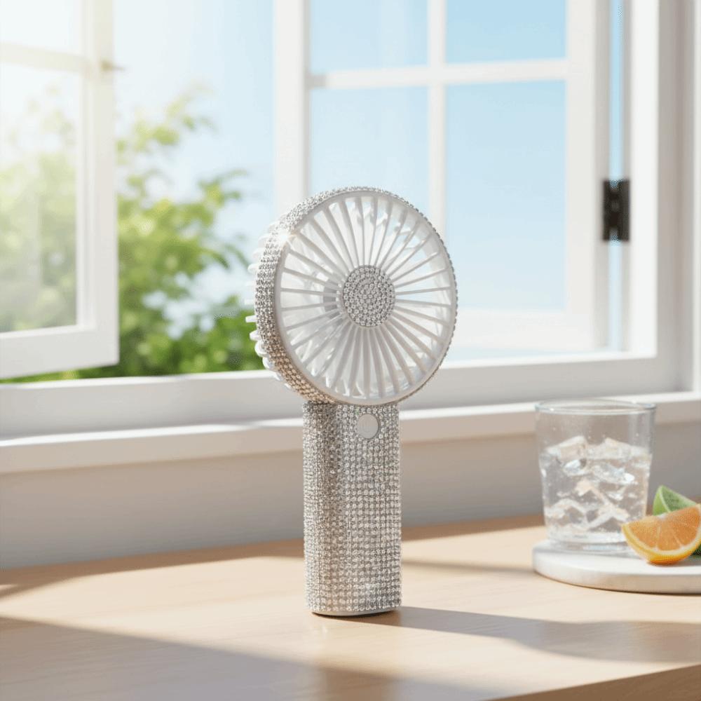Small Size Handheld Personal Fan USB Rechargeable Mini Fan Portable Use