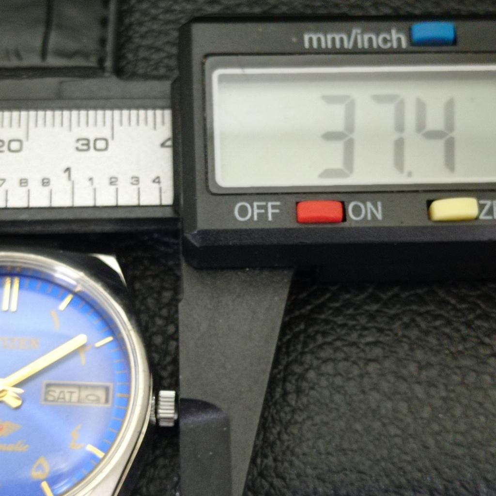 Б/у винтажные мужские часы Citizen Automatic 8200 из Японии с синим циферблатом в арабском стиле a434803-2 R123-a434803