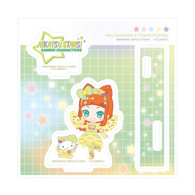 Айкацу Старс x Персонажи Sanrio 04 Ако Саотоме x Шарми Китти [Иллюстрация-коллаборация [Мини-персонаж]] Акриловая подставка