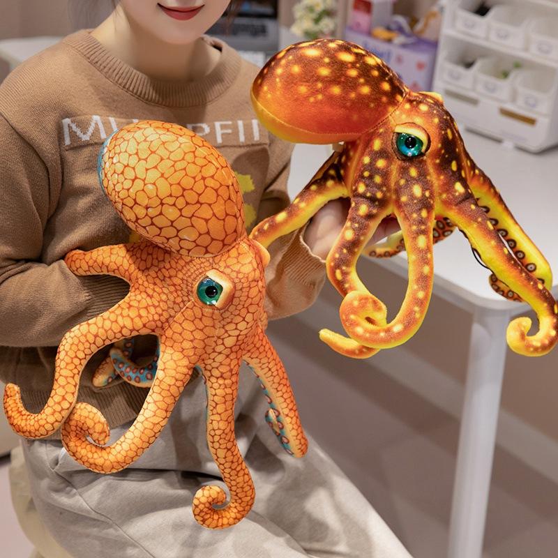 Имитация куклы осьминога плюшевая игрушка морское животное кукла осьминога детская тряпичная кукла подарок на день рождения