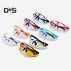 Outdoor Photochromic Cycling Glasses UV Protection Windproof Lightweight Men Women Running Mountain Bike Sports Goggles Eyewear