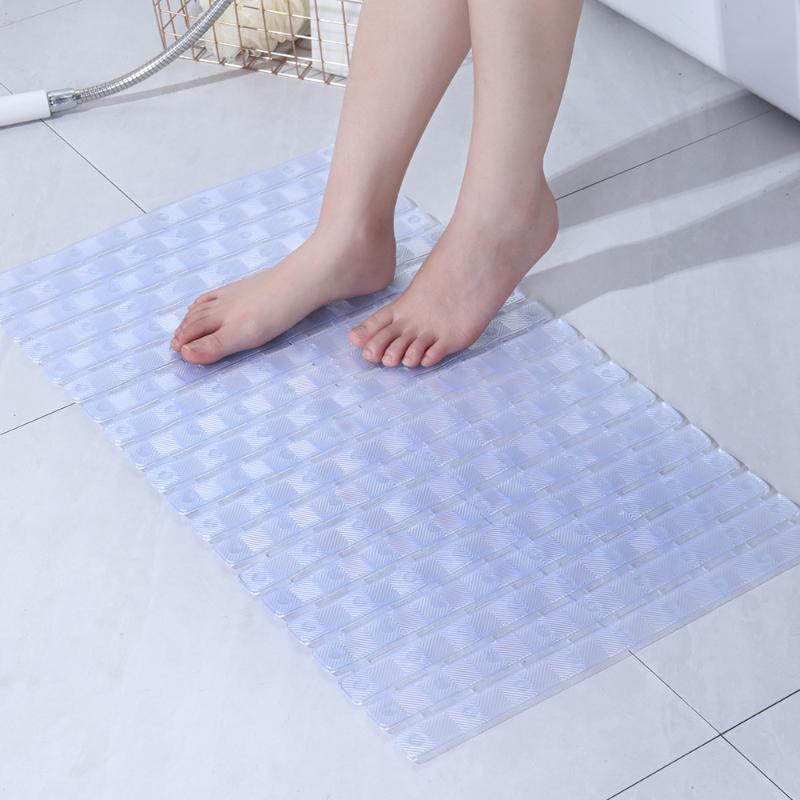 Нескользящий коврик для ванной ПВХ Нескользящий коврик Коврик для ванной Пол Душевая Дренаж Быстросохнущий Ковер Водонепроницаемый