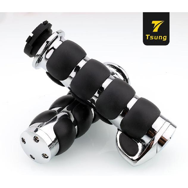 TSUNG Handlebar Grips 1 Inch Motorcycle 25MM Throttle Hand Grip