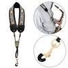 Adjustable Sax Strap Embroidery Flower Neck Strap for Soprano / Alto / Tenor Saxophone