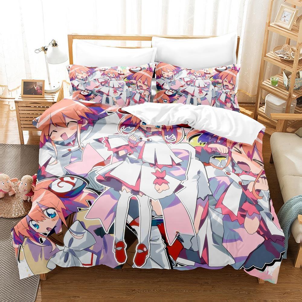 3D Печать Аниме Каваи Девочки Ризельмайн Постельный Набор Односпальный Полуторный Двуспальный Кингсайз Набор для Кровати Взрослый Детский Спальня Комплекты Пододеяльников