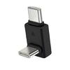 Эффективный адаптер OTG с двумя разъемами Type-C на Type-C с L-образными штекерами для повышенной гибкости и совместимости