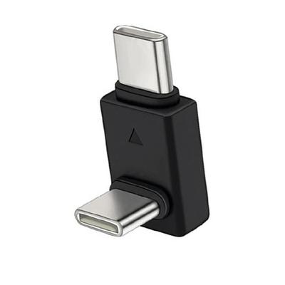 Эффективный адаптер OTG с двумя разъемами Type-C на Type-C с L-образными штекерами для повышенной гибкости и совместимости