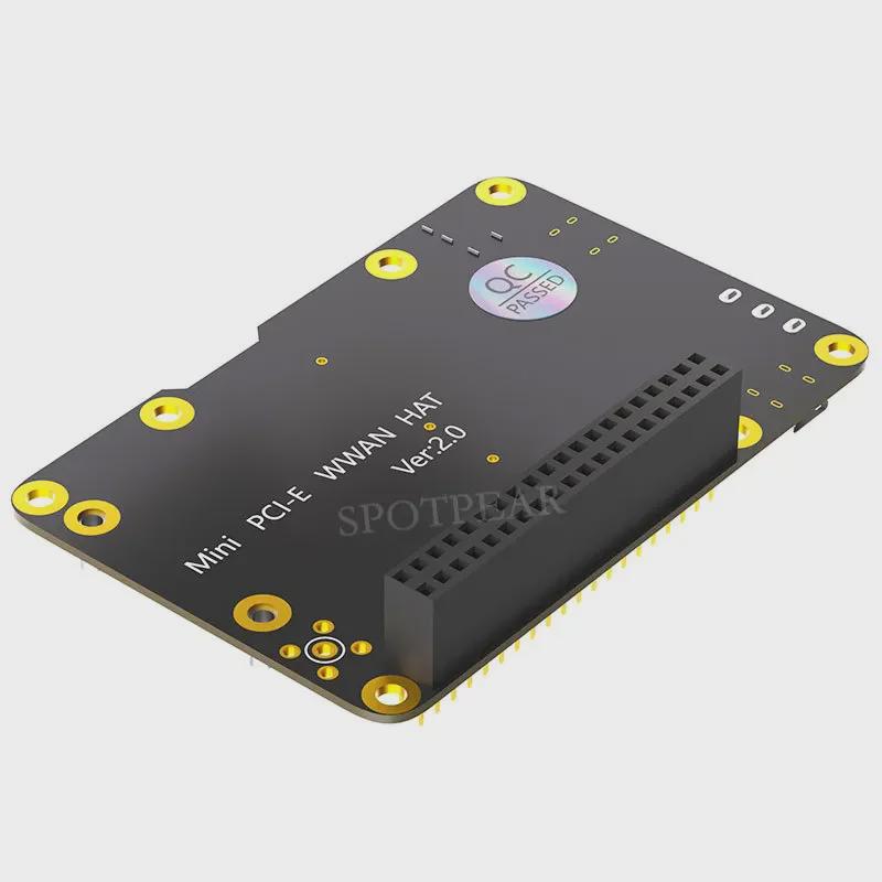 Плата расширения Mini PCIe 3G/4G/LTE для Raspberry Pi, Samsung ARTIK, Rock64