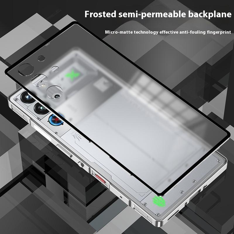 Для ZTE nubia Red Magic 10 Pro 5G чехол металлический каркас матовый ПК задняя крышка телефона с кнопкой защелки