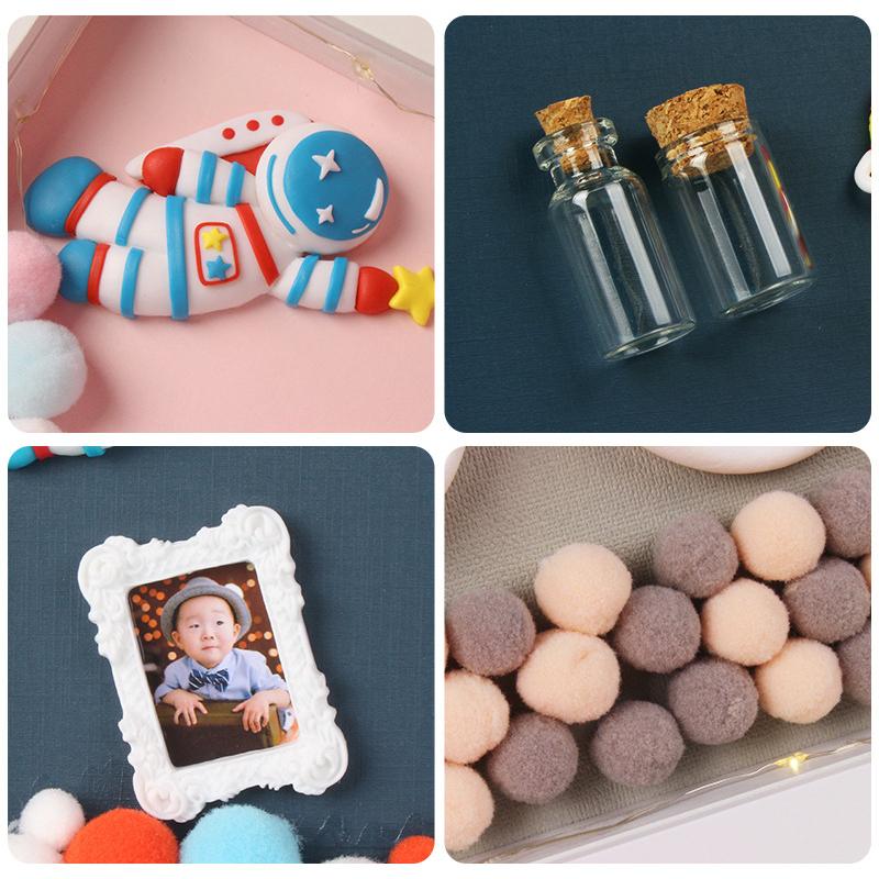 Полнолуние детские следы рук набор чернил для фоторамка детская нога и рука принт новорожденный веха сувениры литье