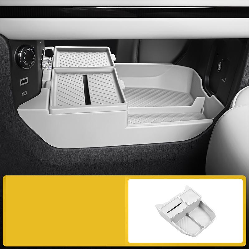 Для Chery Jetour G700 2026-2027 Центральная консоль Отсек для хранения Двухъярусный силиконовый ящик для хранения Автомобильные аксессуары