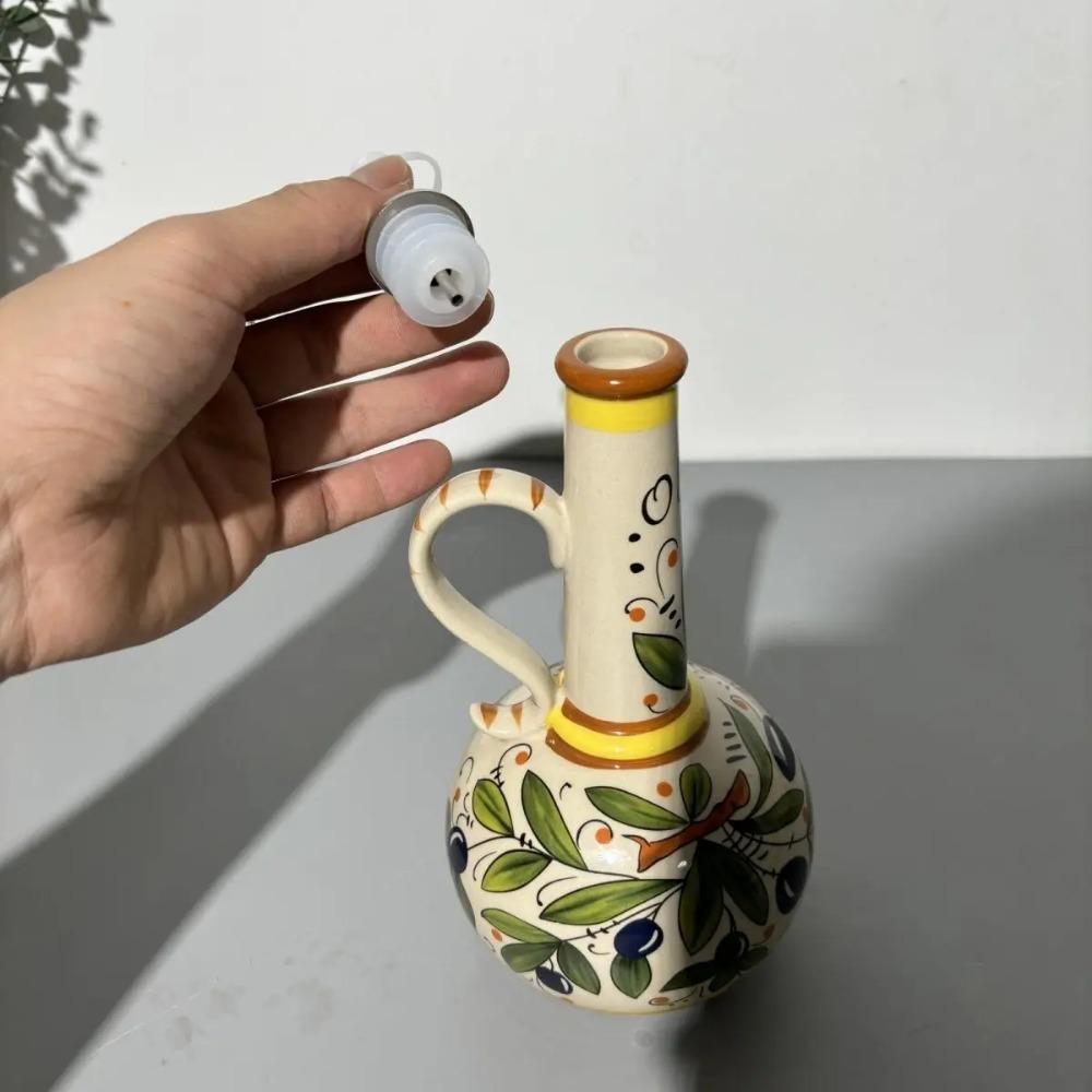 Керамическая бутылка для оливкового масла, бутылка для масла и уксуса, бутылка для слива кухонных приправ, кухонная утварь