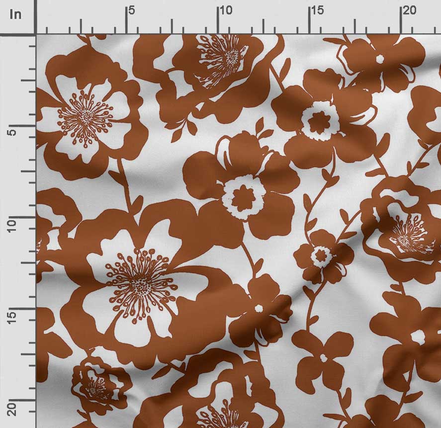 Soimoi Цветочный принт, хлопковый батист, ткань для квилтинга, продаваемая во дворе, хлопчатобумажная ткань средней плотности шириной 42 дюйма,