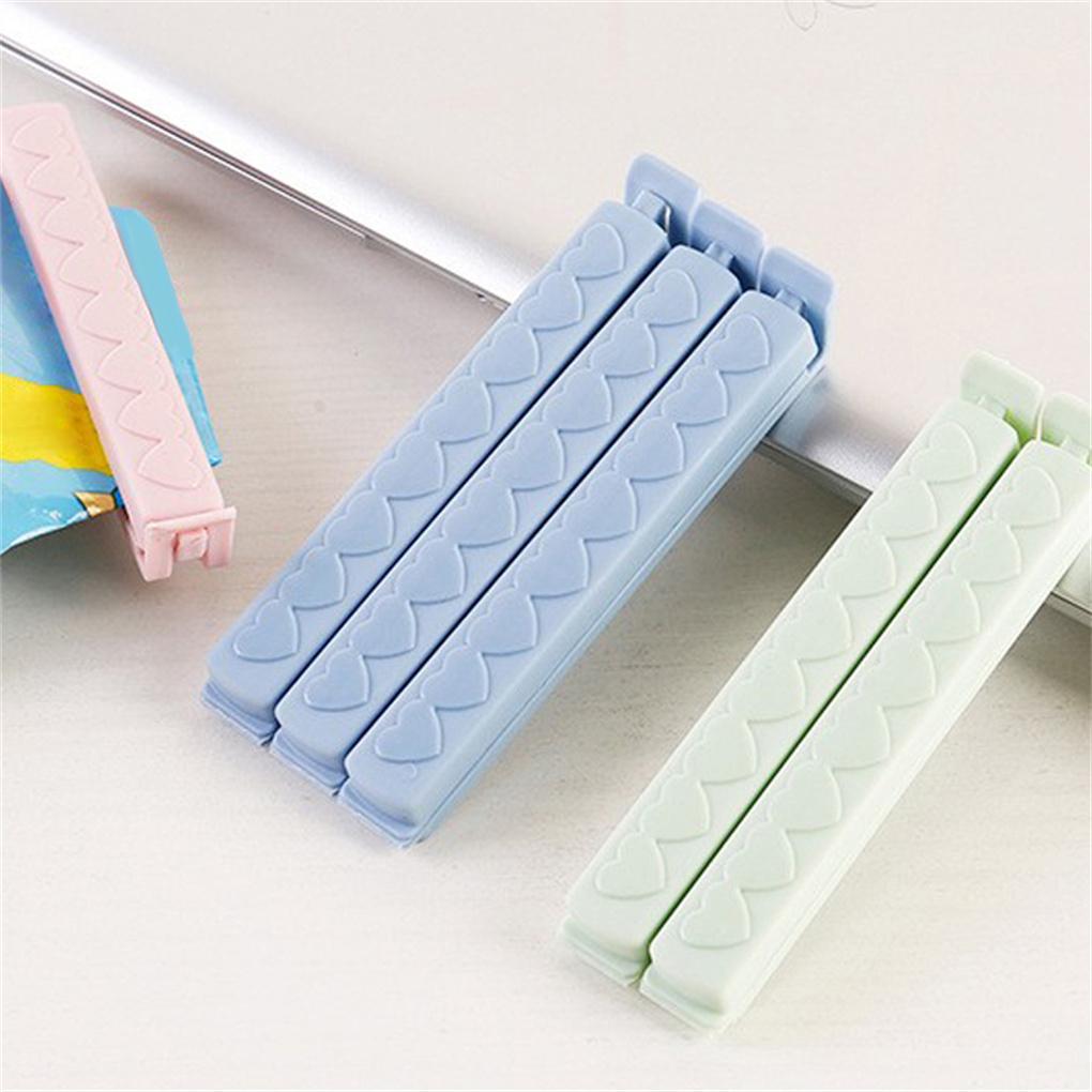 Упаковка из 5 штук, зажимы для закусок, запечатывающие защелки, полипропиленовый пластик, влагостойкий уплотнитель, зажимы для десертных пакетов для хлопьев и орехов, аксессуары