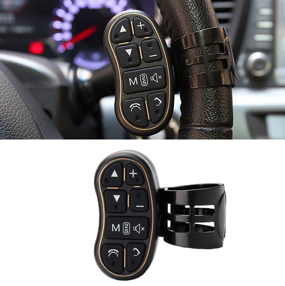 Пульт дистанционного управления мультимедиа автомобиля Пульт дистанционного управления DVD MP5 Android-плеером Беспроводной пульт дистанционного управления Многофункциональный пульт дистанционного управления на руле