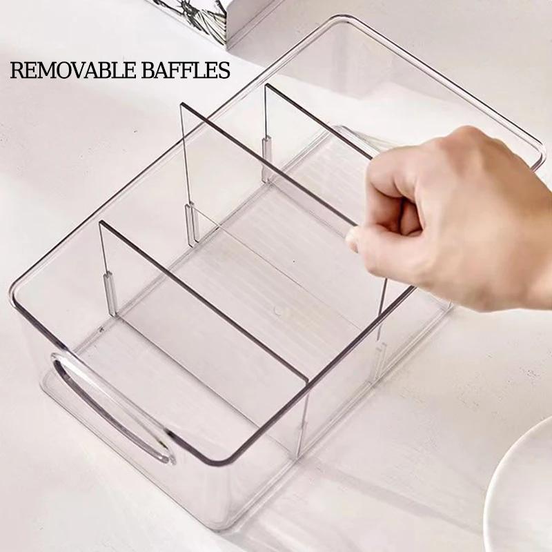 Ящик для хранения чайных пакетиков Ящик для сортировки кофейных капсул Акриловый отсек для хранения вещей Контейнер для косметики Дом