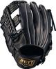 ZETT Soft Steer Baseball Black Size 4 Glove, All-Around, Left-Handed Throw, (1900), (BRGB35520F)
