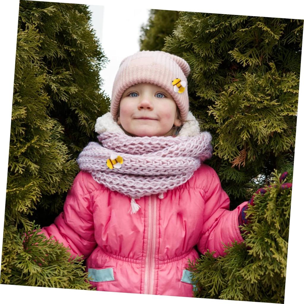 COHEALI Войлочные пчелы для рукоделия: 10 шт. Плюшевые шмели из шерстяного войлока для рукоделия, сделай сам, подарок на вечеринку в честь гендерной принадлежности ребенка, тематическое украшение для вечеринки