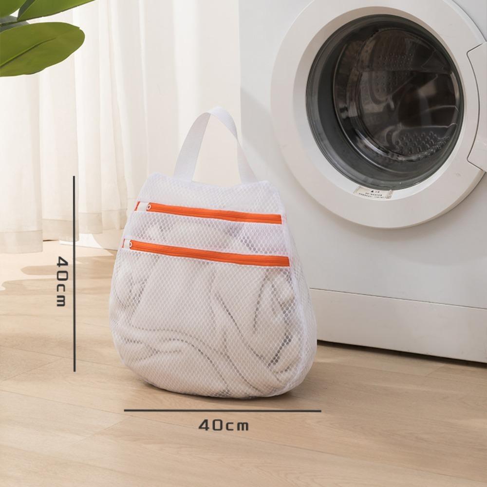 Reusable Laundry Wash Bags Double-Layer Zipper Underwear Laundry Bags New Washing Bag  Bra