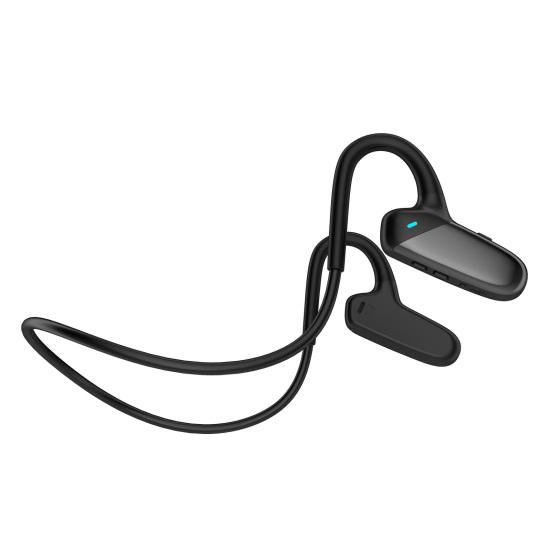 Беспроводная гарнитура F808 с Bluetooth 5, костной проводимостью, Hi-Fi, с заушиной, спортивная гарнитура для