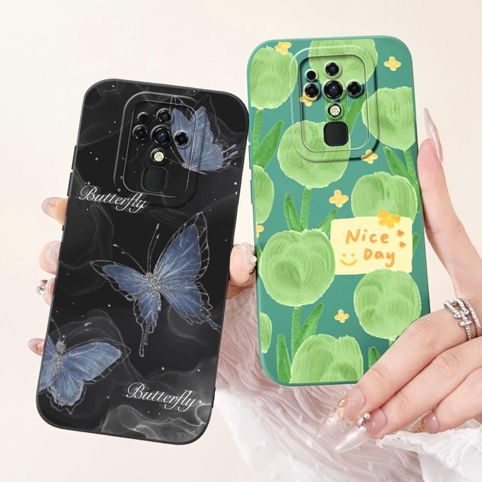 For Tecno Camon 16 Pro Case Camon16 16Pro CE7 CE7j CE9h Elegant Printing Soft Silicone Camera Protective Shockproof Phone Cases