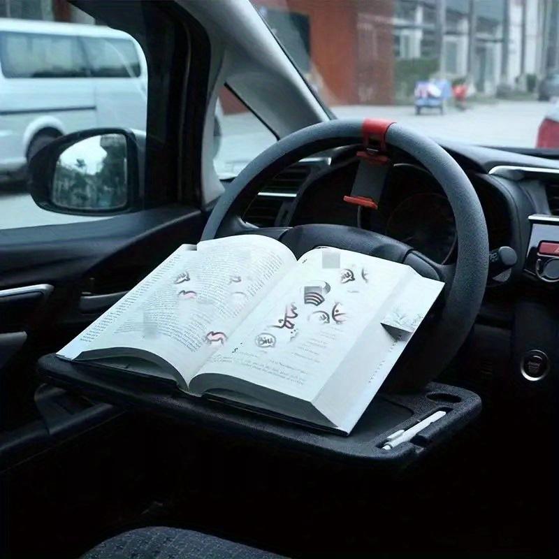 Новейший портативный автомобильный стол, крепление-подставка на руль для ноутбука, подставка для кофе, поднос, держатель для обеденного стола
