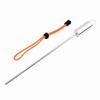 Scuba Diving Point Rod Colorful Stainless Steel Diving Noise Maker with Lanyard (Orange)