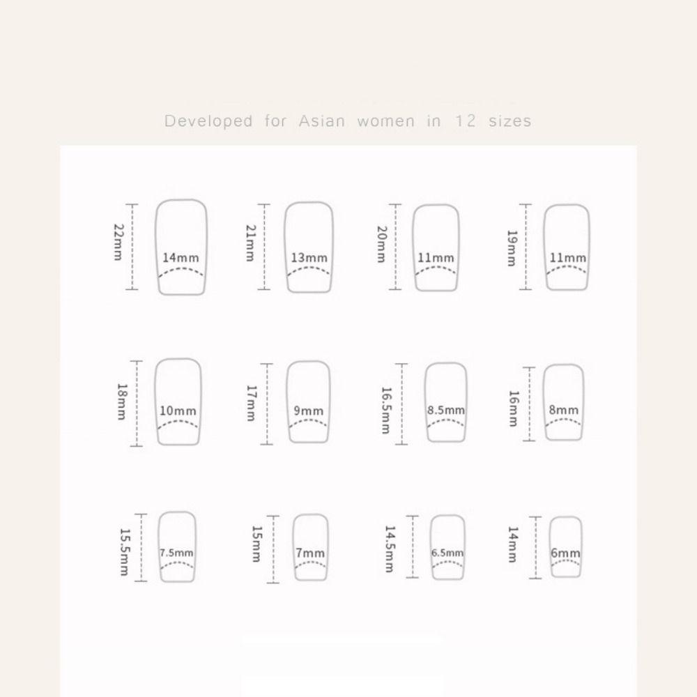 Французские накладные ногти Nials Long Almond Ballerina и квадратные ногти Маникюр накладные ногти своими руками