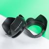 Practical Universal Camera Anti-Glare Cover Screwed Lens Hood Sunshade Protective Shield