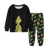 Children's  Boys And Girls Thin Two-piece  Long-sleeved Pants Two-piece
