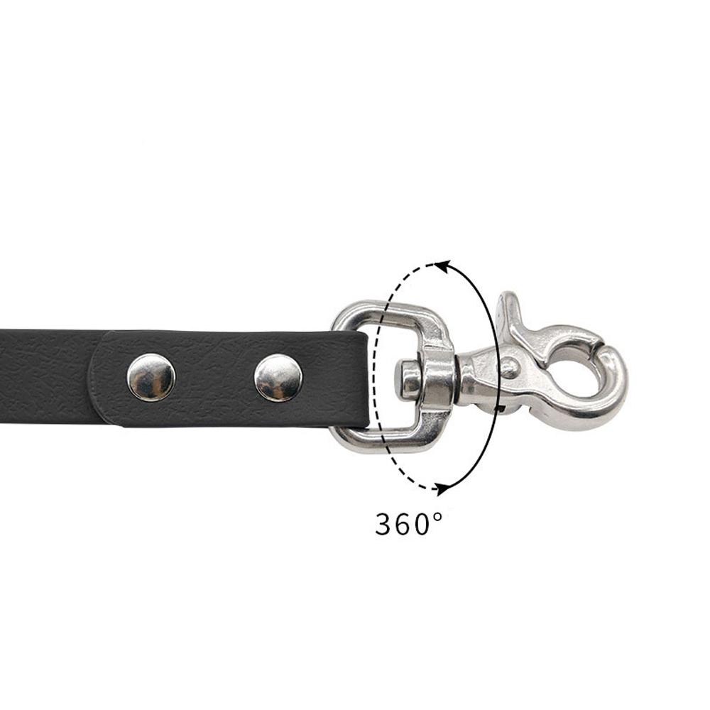 15 м ПВХ поводок для собак с двумя головками, водонепроницаемый поводок для домашних животных, для тренировок на свежем воздухе, мягкий трос для выгула домашних животных с двумя головками