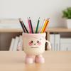 New Design Pen Holder Space-Saving Design Desktop Waste Basket Makeup Brush Storage  Office Desktop