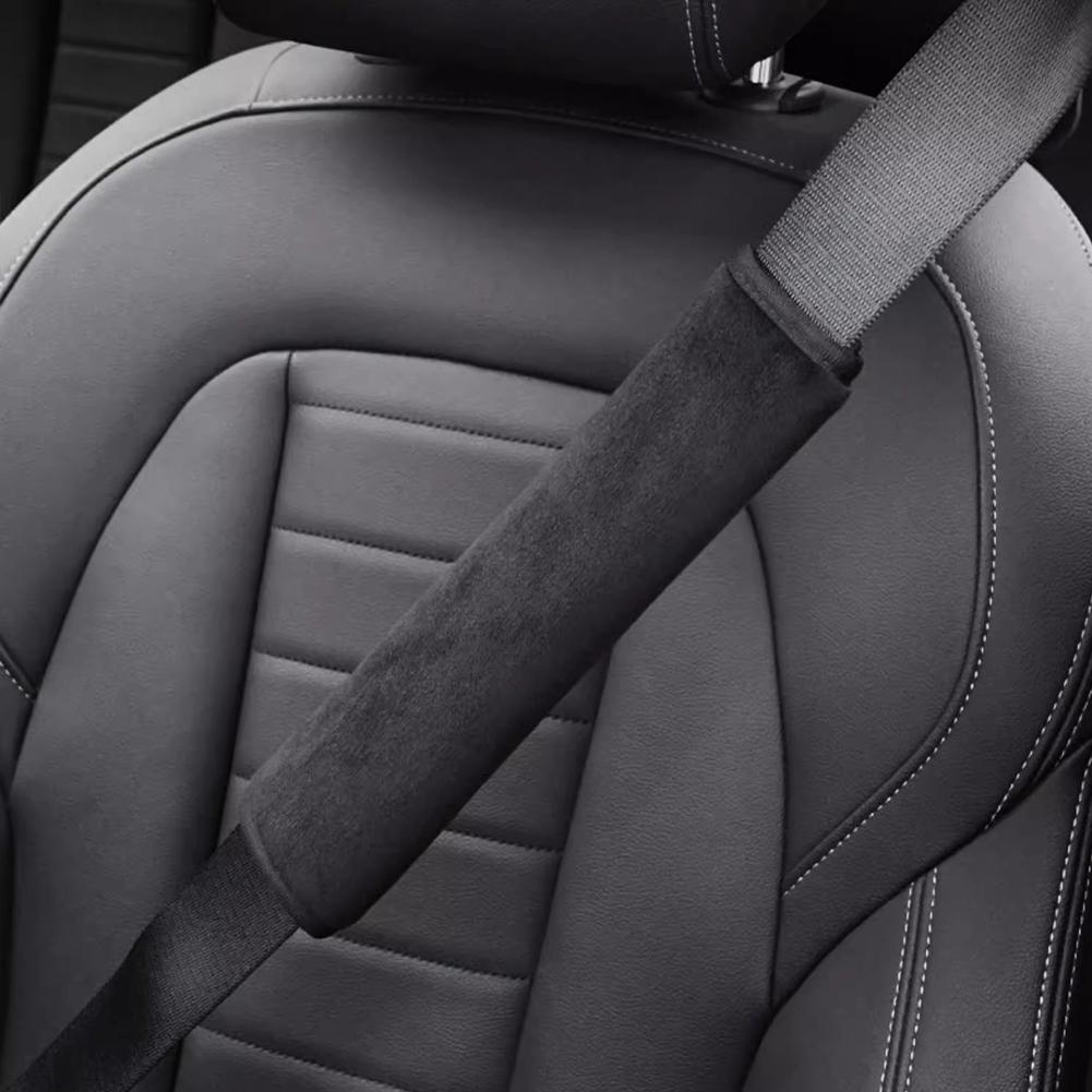 2 шт. Универсальный чехол на ремень безопасности для автомобиля, регулируемый чехол на ремень безопасности, накладки на плечевые ремни, автомобильная накладка для защиты плеч, автоаксессуары