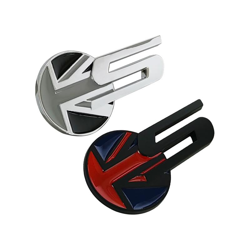 3d Metal British flag S Logo Badge Sticker Car Side Fender Rear Trunk Emblem Decal Car Accessories