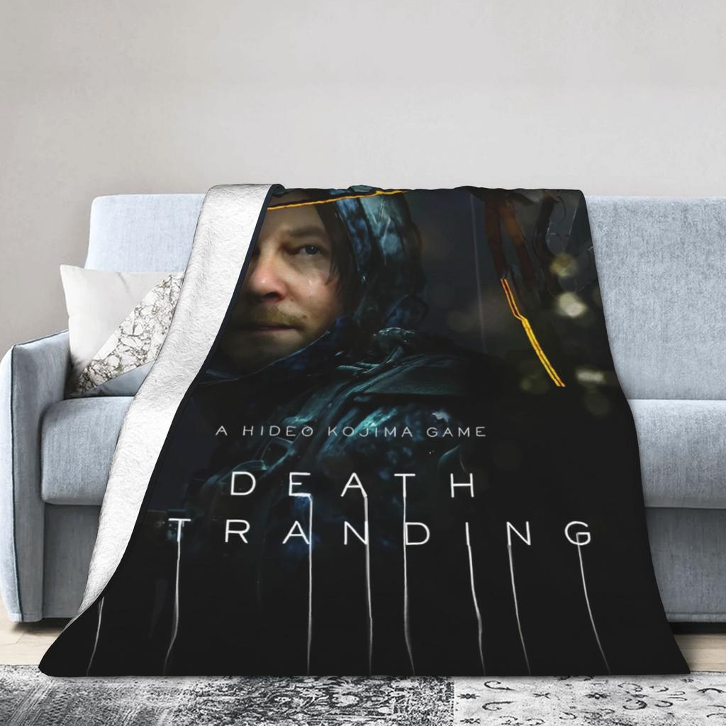 Death Stranding Видеоигра Супермягкое Одеяло Мальчик Девочка Плюшевое Плед Модное Уличное Фланелевое Покрывало Покрывало для Дивана