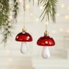 2PCS Santa Clause Xmas Ornament Ball Plastic Xmas Baubles Christmas Tree Ornament  Scene Making