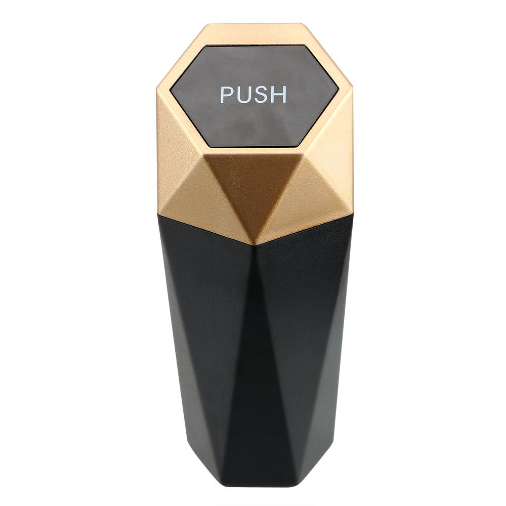 Мини-мусорный бак для салона автомобиля, мусорное ведро, чехол для хранения, ведро с нажимной крышкой, аксессуары, универсальный караван, грузовик для бездорожья