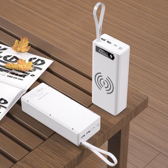 C16-PD-QI Battery Storage Box Welding Free Quick Charge Removable 16 x 18650 Battery Holder Box for Office