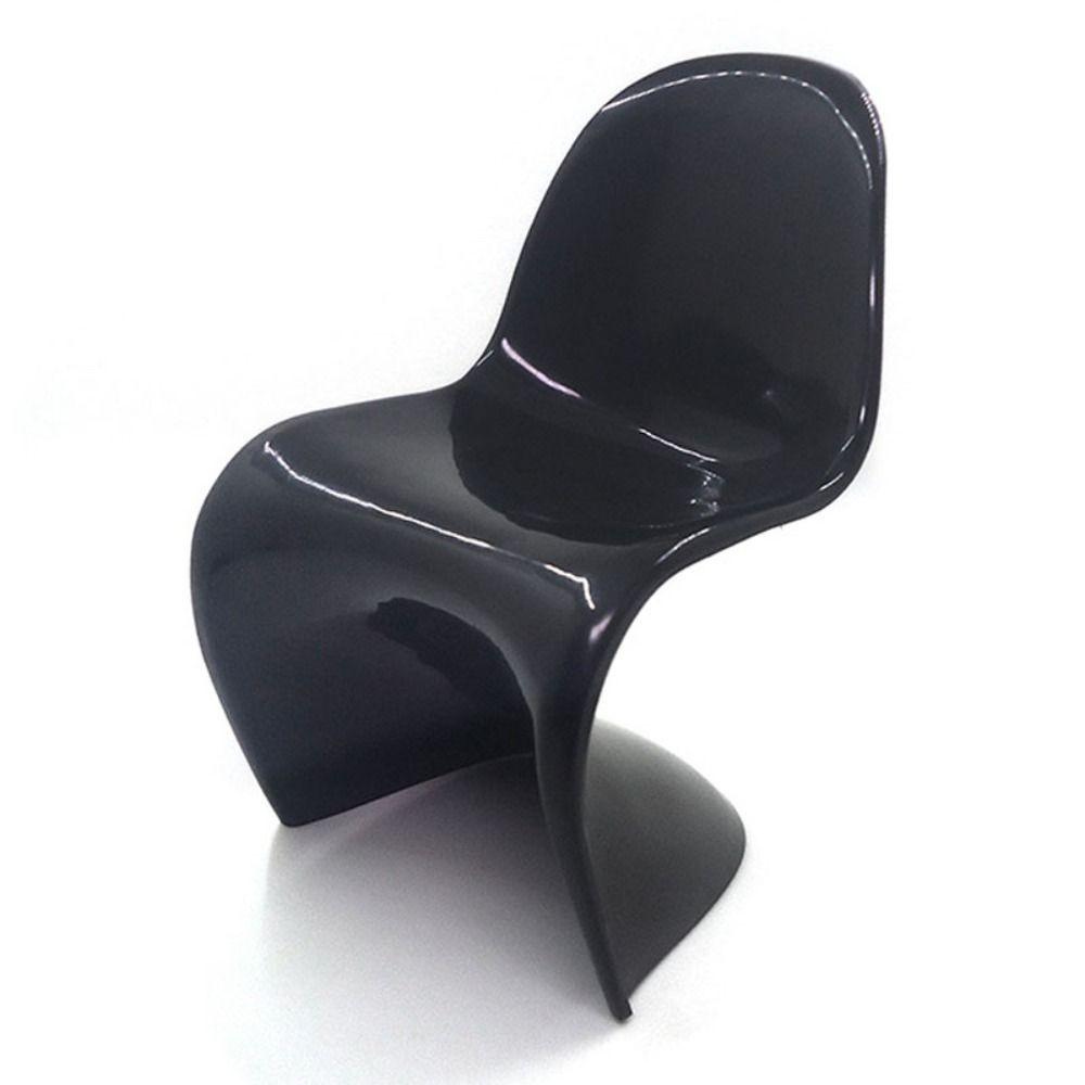 Plastic Mini Backrest Chair Multicolor New Design Chair Gift Miniature Furniture Doll House