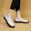 Spot Women's Shoes Foreign Trade Beef Tendon Soft Bottom Stitching Mother Shoes Women's Spring Summer Flat Sole Shoes Casual Shoes Elderly Shoes