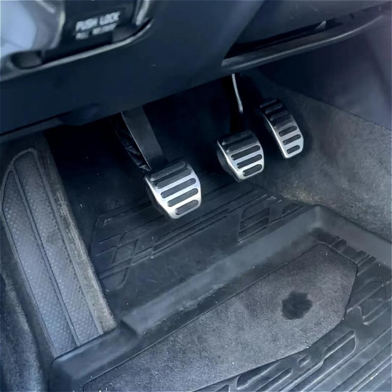 For Volvo V60 V70 S60 S60L XC60 XC70 S80 S80L LHD Stainless Steel AT MT Car Pedals Foot Rest Gas Brake Pedal Pad Cover