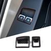 ABS Carbon Fiber Car Window Glass Lift Switch Button Frame Cover Trim Stickers For Chevrolet Corvette C7 2014- Car