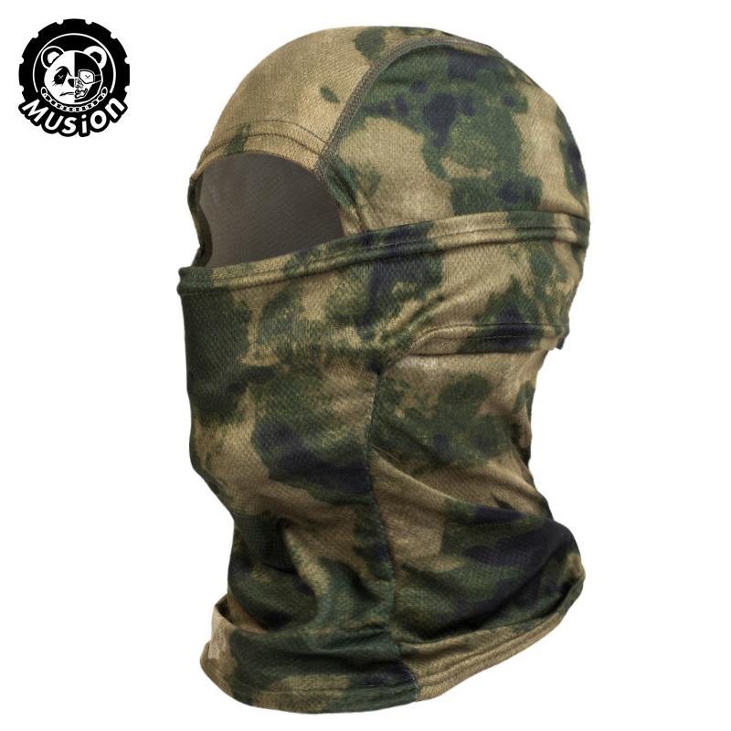 MusionTactical Балаклава Маска для лица Полная Быстросохнущая Пеший туризм Велоспорт Кемпинг Охота Страйкбол Капюшон Шапка Велосипедная защита головы Летняя Мужская Женская