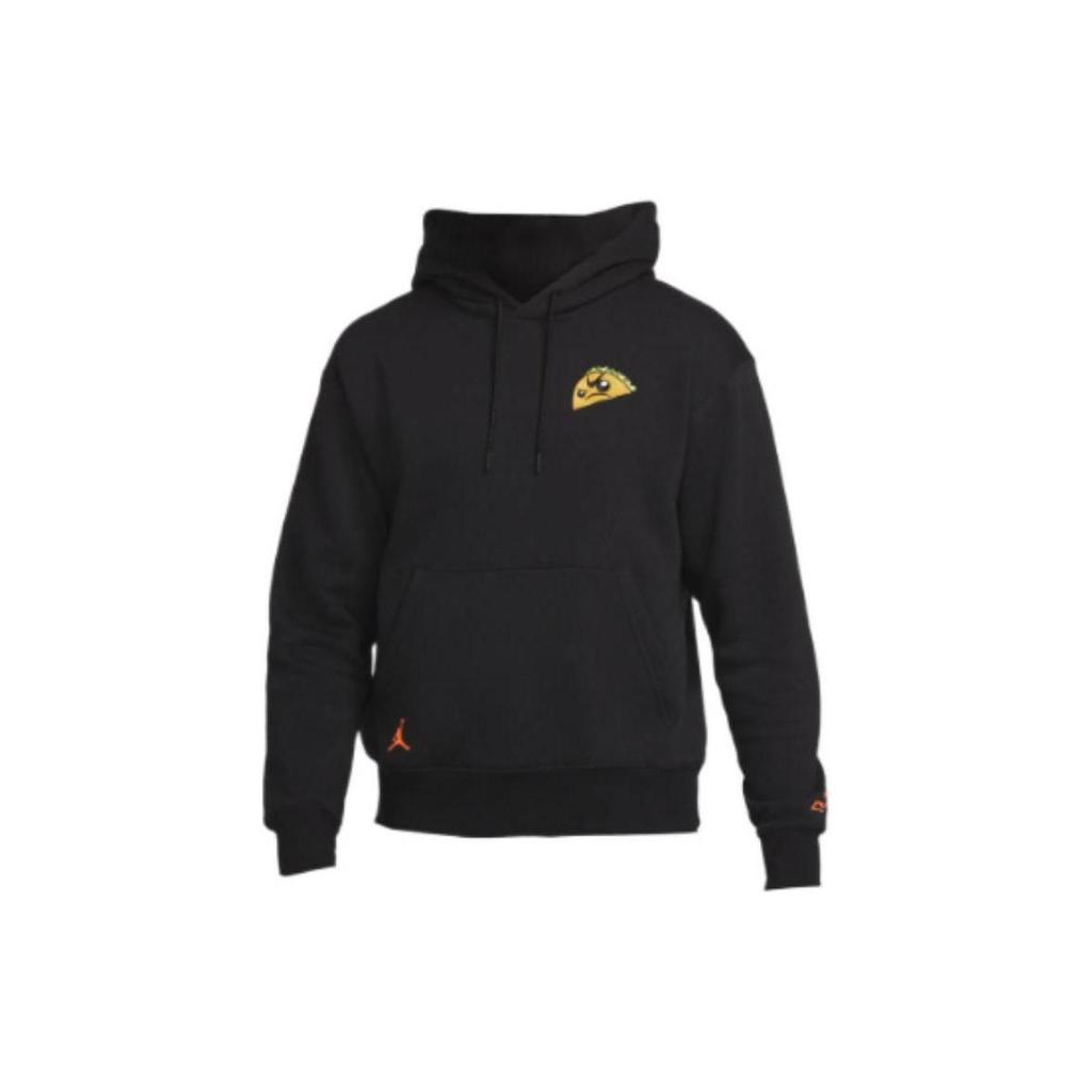 Jordan Толстовка с капюшоном с мультяшным узором и буквенным принтом, мужские топы, черный DV5535-010